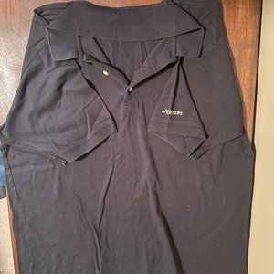 Mens Size XL Black Masters Golf Polo